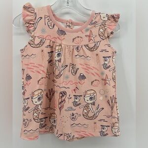 NWT- Apple Park pink Mermaid Dress. 6-12 months